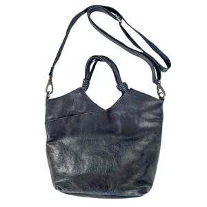 Latico Nash Leather Crossbody in Black Leather Tote Shoulder Bag Purse